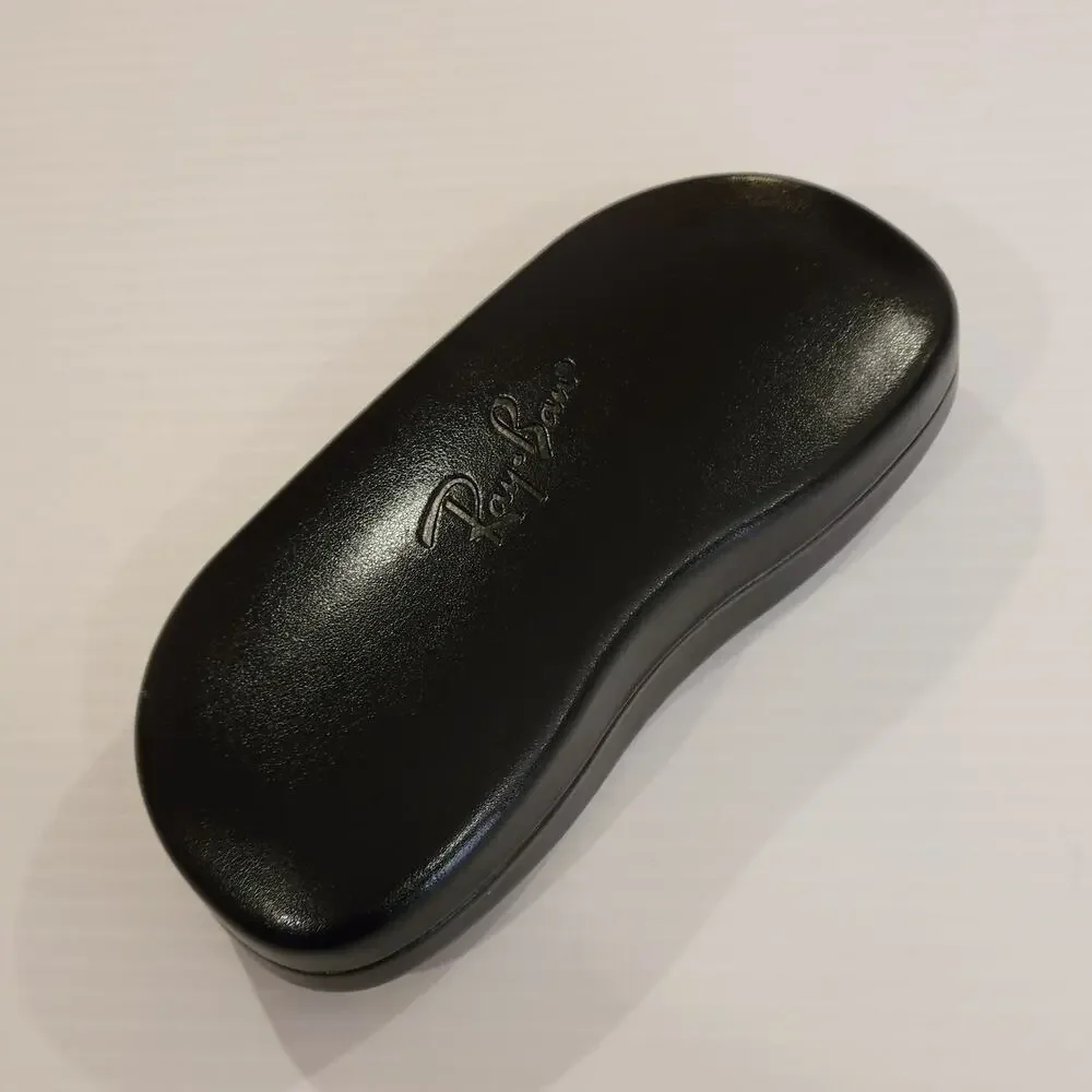 Ray-ban hard clamshell sunglasses eyeglasses case with cleaning cloth 0304